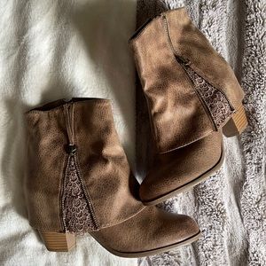 Not Rated Cuffed Ankle Boots